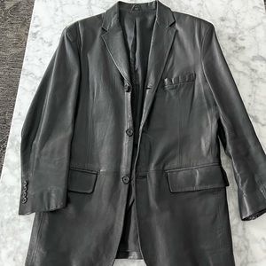 Black Leather jacket from Alfani